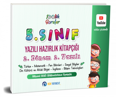 5. Sınıf Yazılı Hazırlık Kitapçığı 2. Dönem 2. Yazılı Yüzlük Sorular